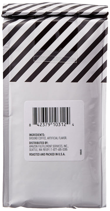 AmazonFresh Hazelnut Flavored Coffee, Ground, Medium Roast, 12 Ounce